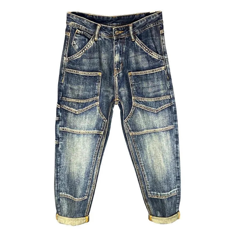 Industrial Patch Pocket Jeans