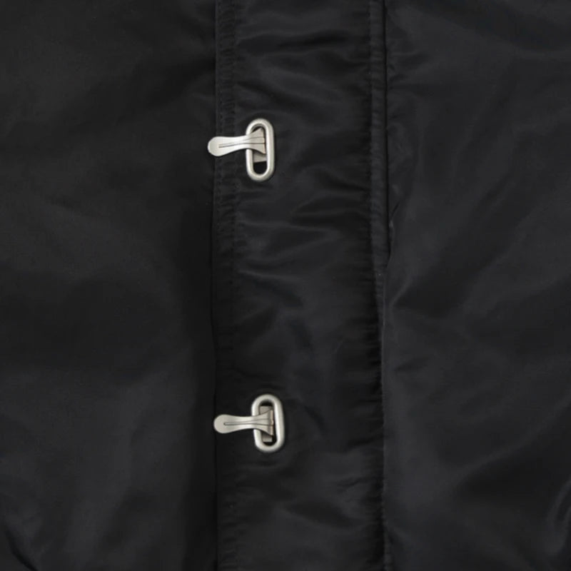 Metal Buckle Fashion Winter Jacket