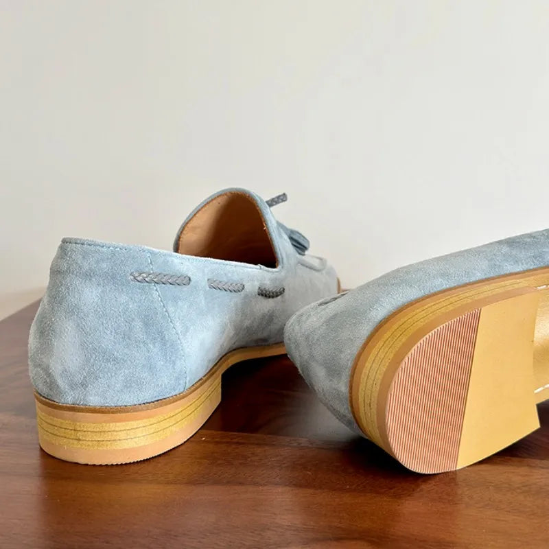 Tassels Leisure Square Toe Loafers