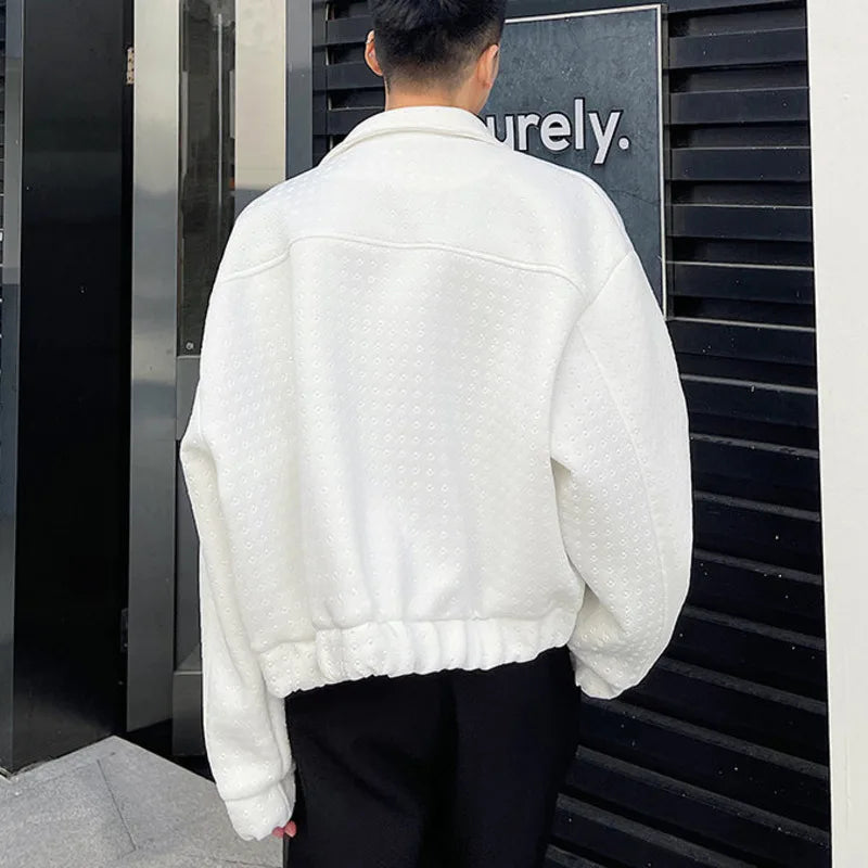 Metal Rivet Decoration Thickened Jacket