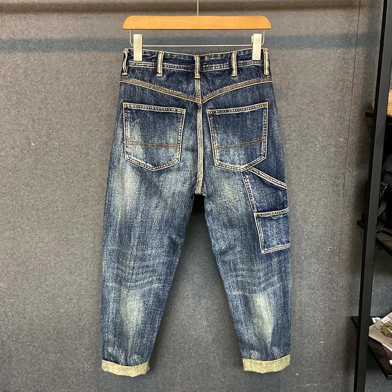 Industrial Patch Pocket Jeans