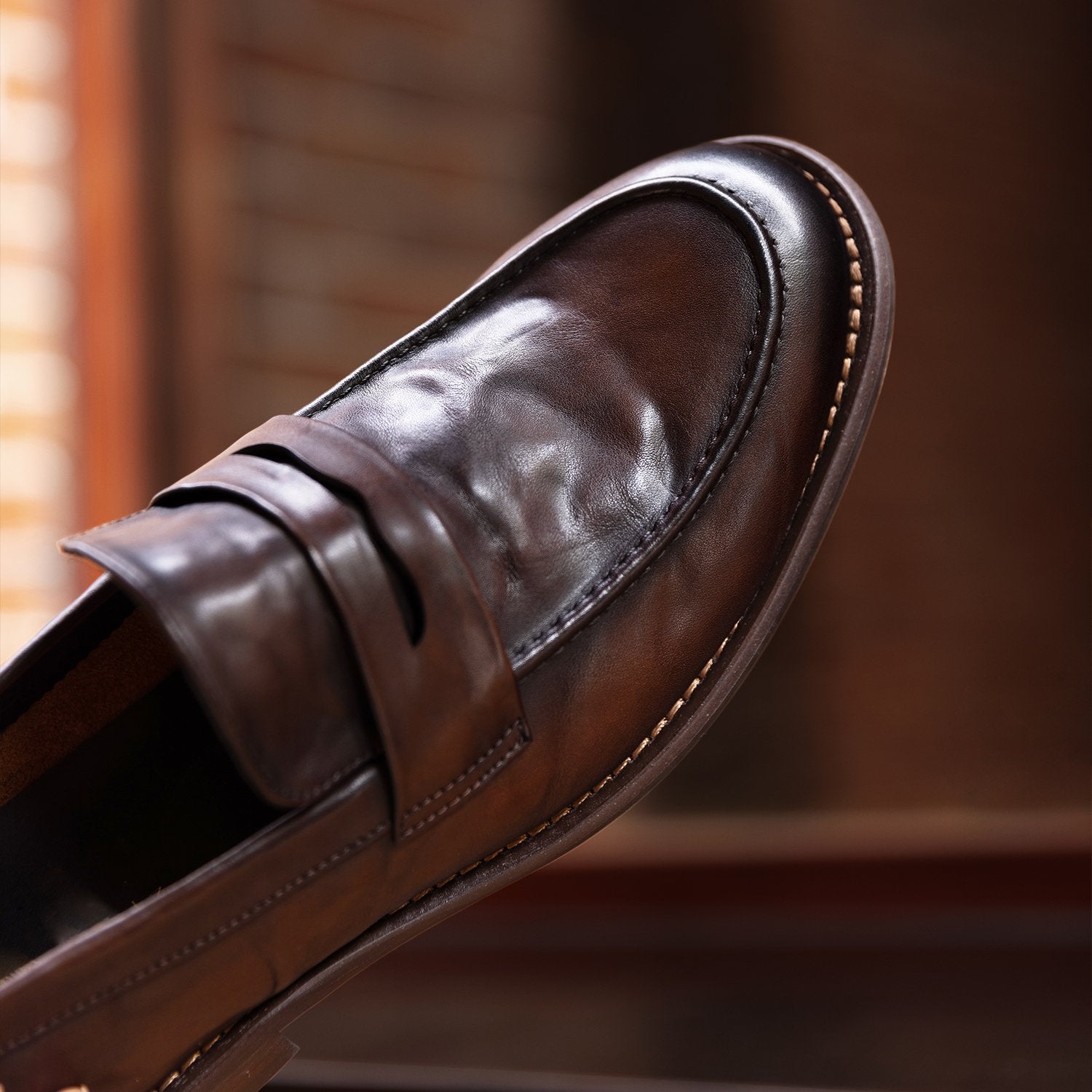 Comfortable Soft Sole Low-Cut Leather Loafers
