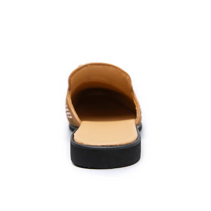 Luxury Elegant Rhinestones Mules Shoes