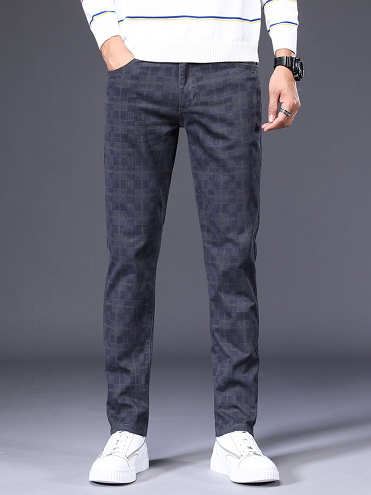 Classics Plaid Regular Straight Pants