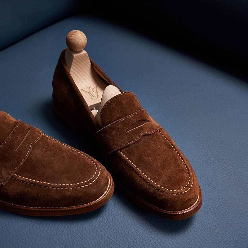 Classic Solid Suede Leather Loafers