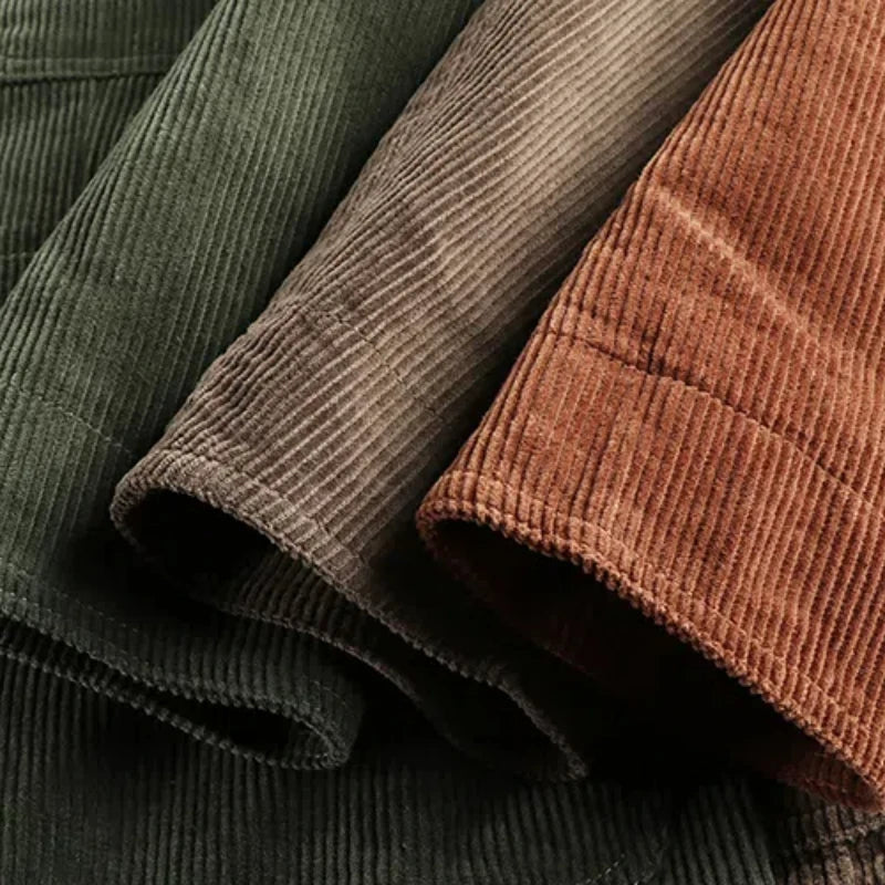 Multi-Pockets Corduroy Cotton Jacket