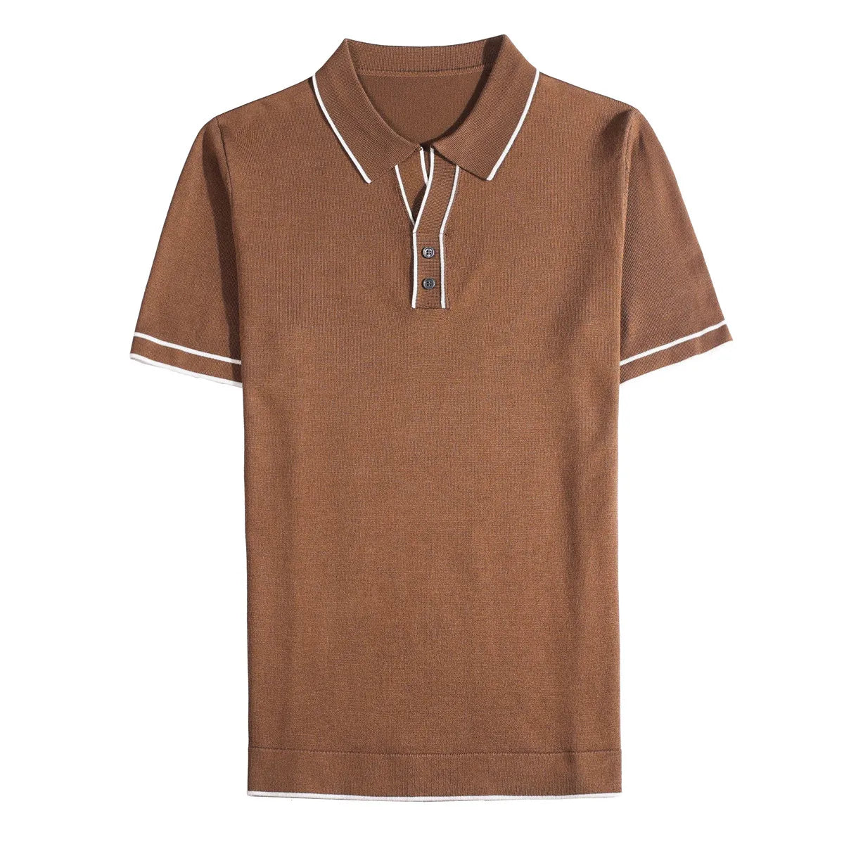 Solid Short Sleeve Slim-Fit Polo Shirt