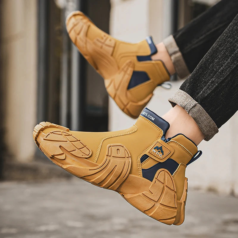 Urban Techwear Slip-On Ankle Boots