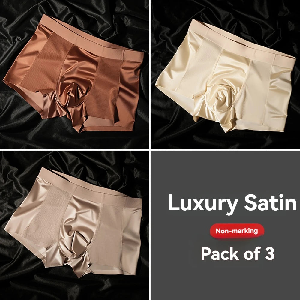 Breathable Mesh Nylon-Spandex Boxer Set