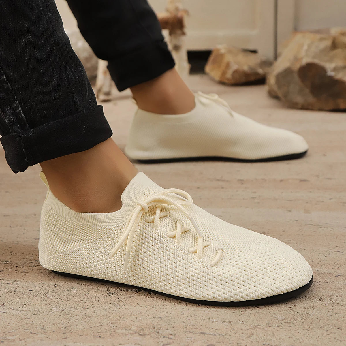Thin Bottom Breathable Mesh Shoes