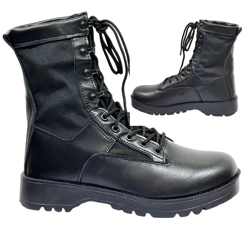 Split Leather Tactical Combat Men's Boots
