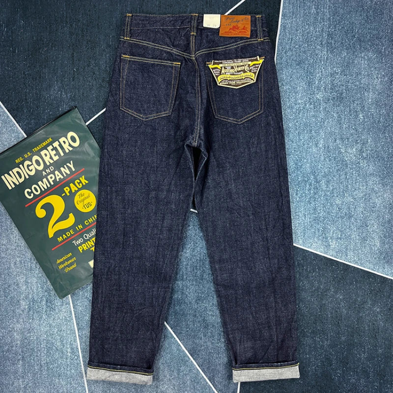 Raw Blue Vintage Straight Jeans