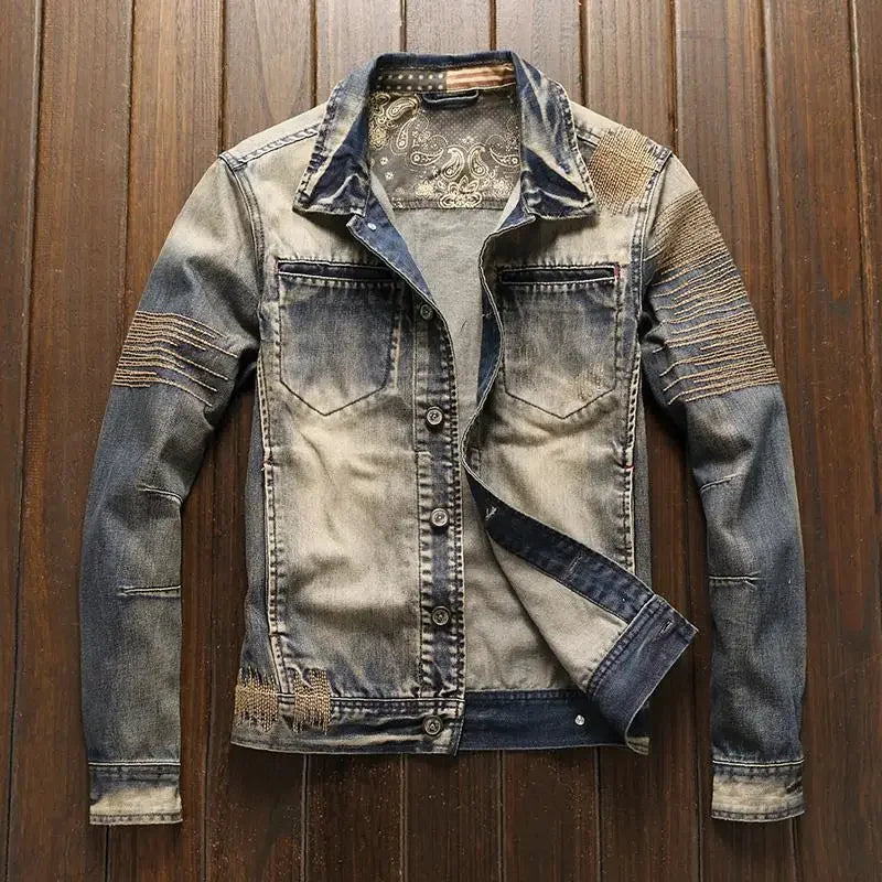 Vintage Style Casual Denim Jacket