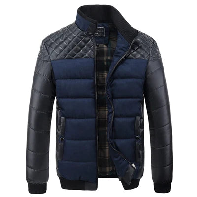 Patchwork Cotton Thick Padded Jackets