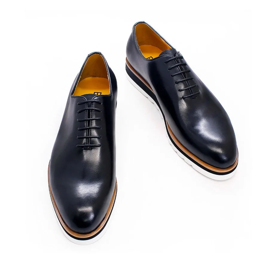 Leather Glossy Non-Slip Sole Shoes