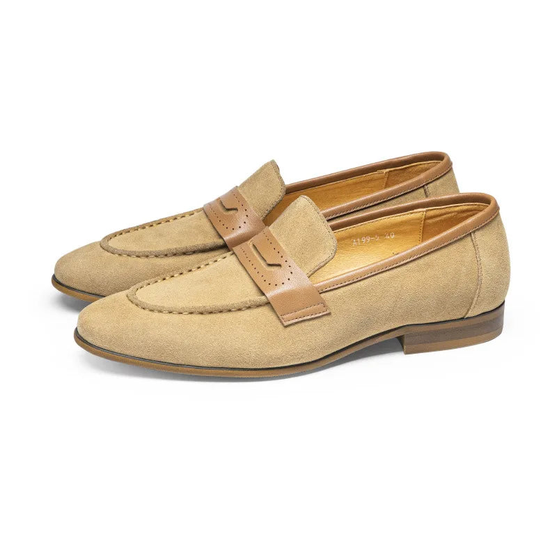 Elegant Suede Casual Men's Loafers