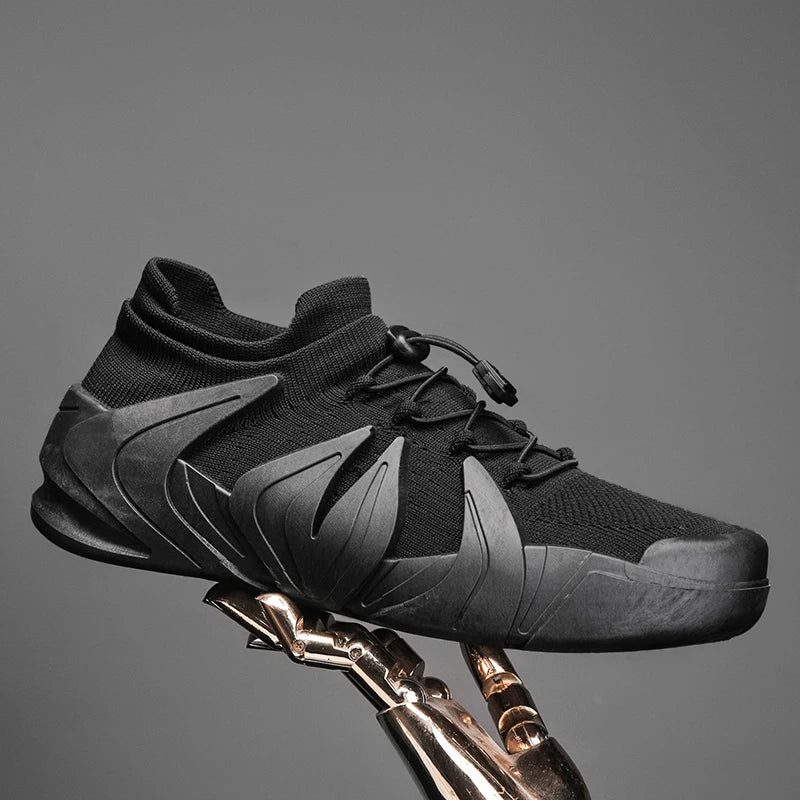 Breathable with Sock-Like Cuffs Sneakers