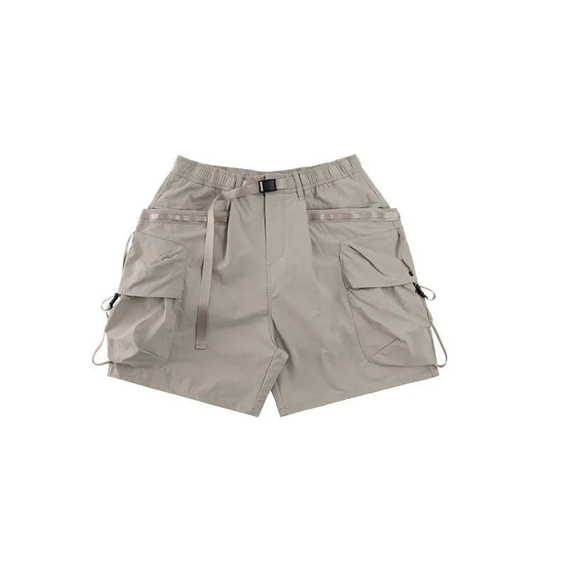 Loose Fit Multi Pocket Lightweight Shorts