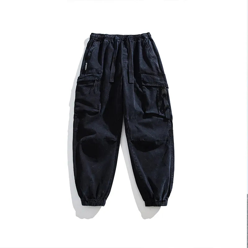 Oversized Baggy Washed Cargo Jogger Pants