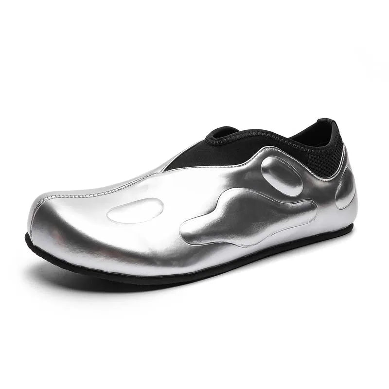 Aether Sculpt Slip-On Leather Shoes