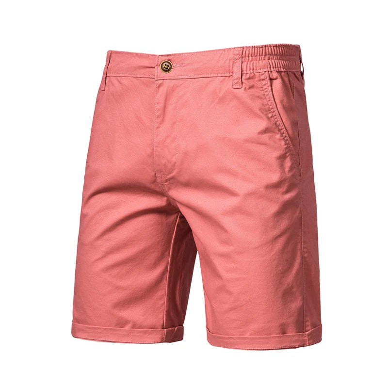 Classic Elastic Waist Chino Shorts