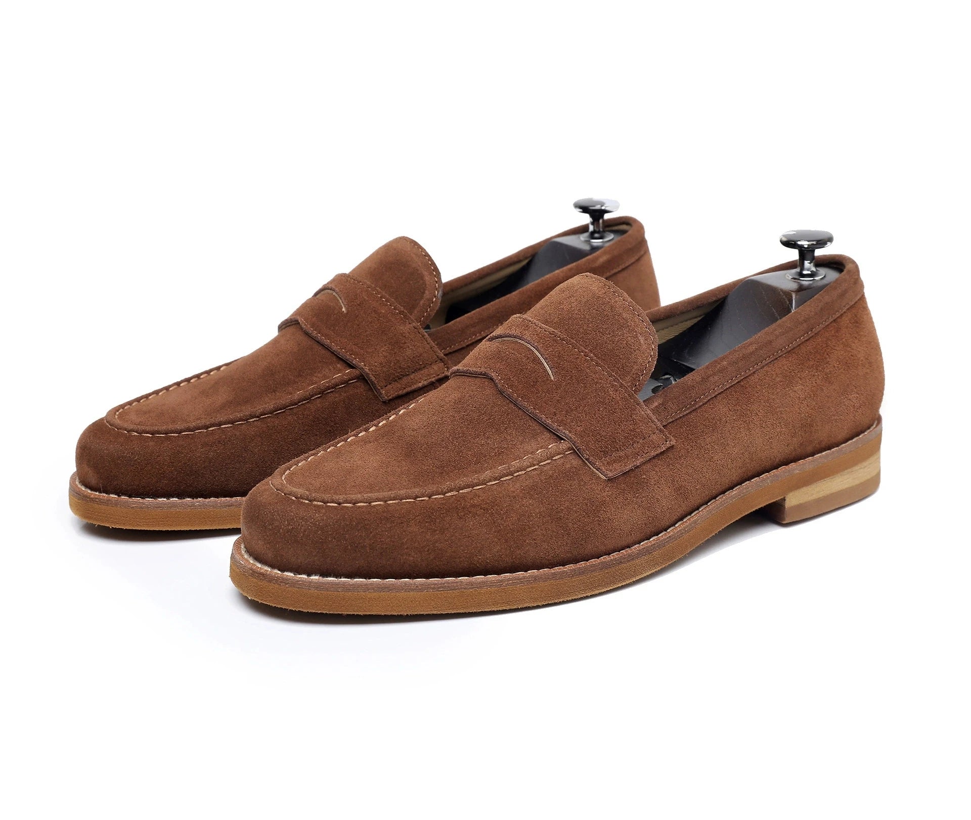 Classic Solid Suede Leather Loafers