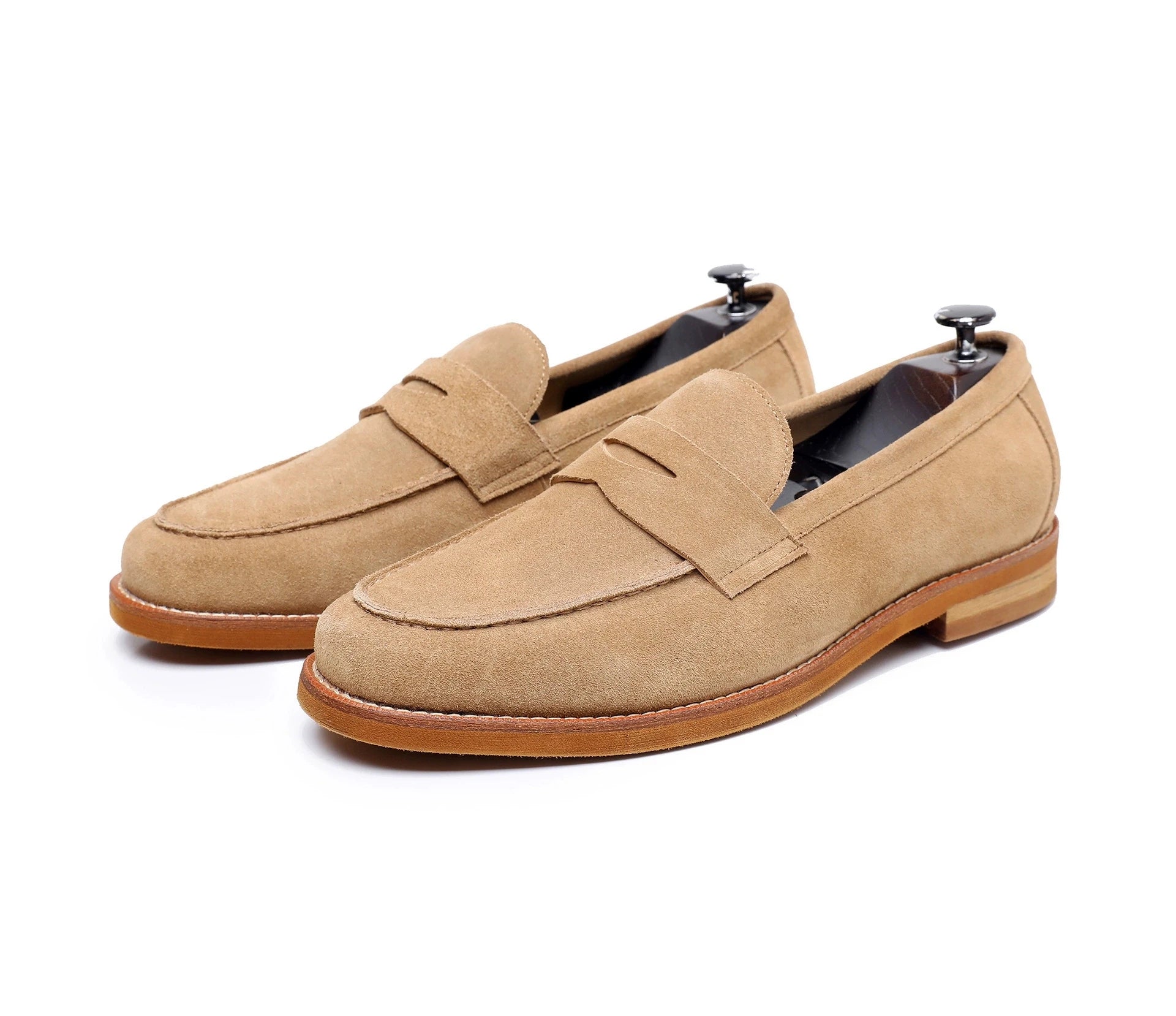 Classic Solid Suede Leather Loafers