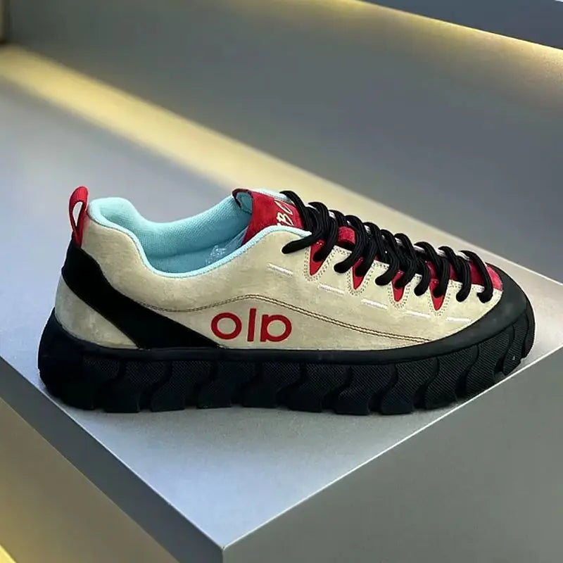 Suede Chunky Thick Sole Sneakers