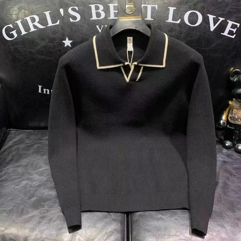 Breathable Solid High-Quality Polo Shirt