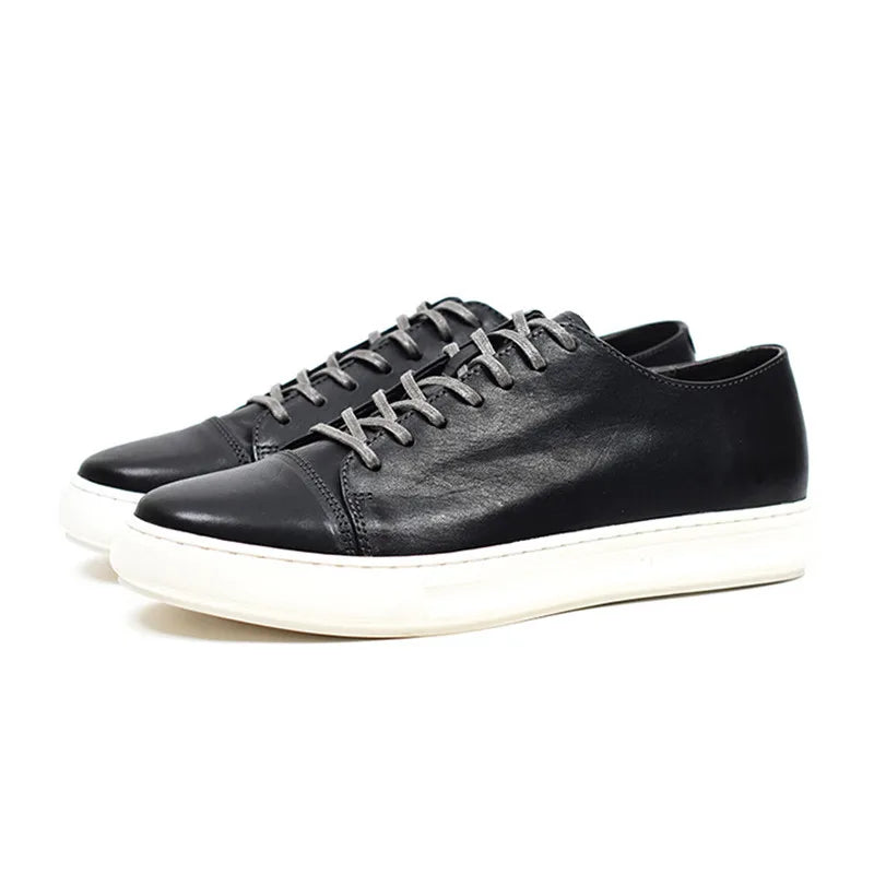 Top Layer Genuine Leather Sneakers