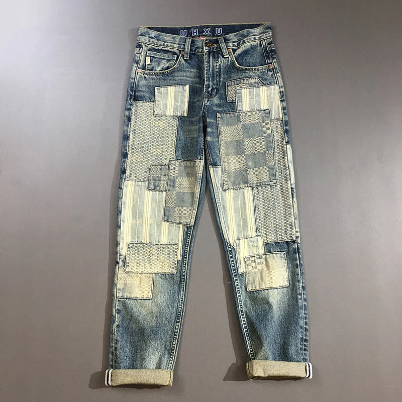 Premium Patchwork Men's Denim Jeans