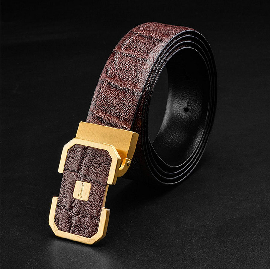 Elegant Gentleman Leather Buckle Men Leather Belt - FanFreakz