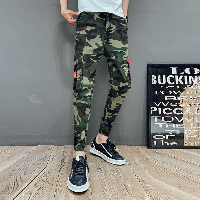 CAMOUFLAGE JOGGER SLIMFIT CAMOUFLAGE PRINT TROUSER