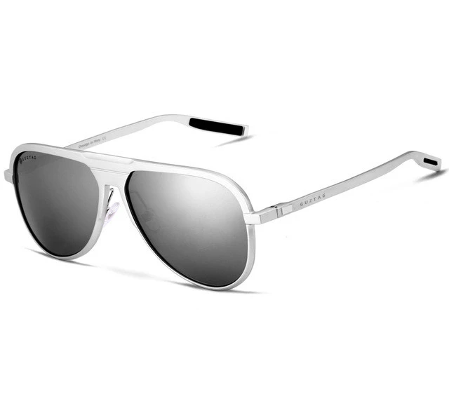 Unisex Classic Aviator Style Aluminum Mirror Sunglasses HD Polarized UV400 - FanFreakz