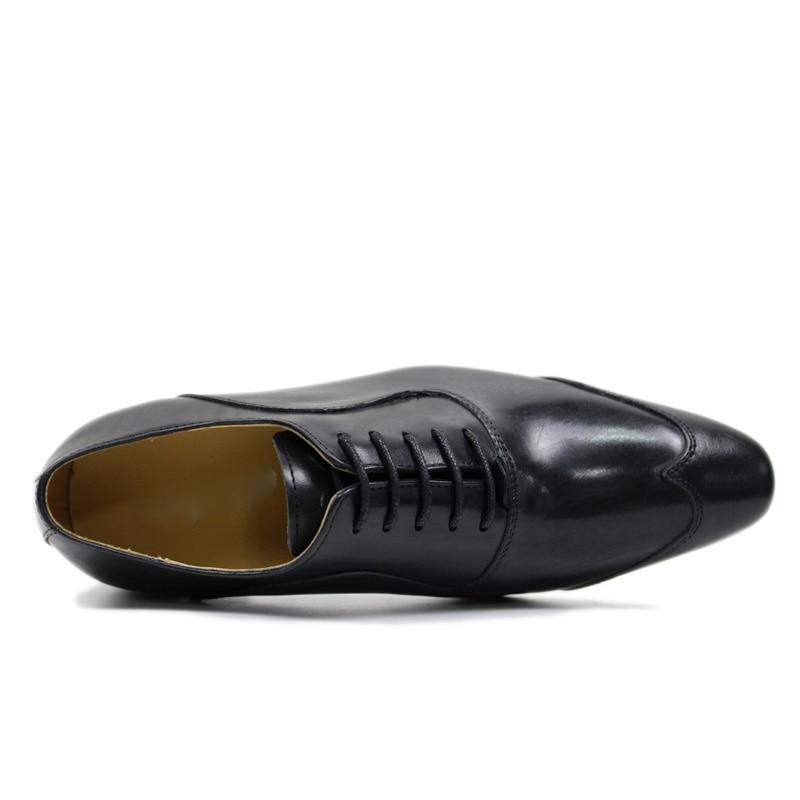 Black Brown Checkered Pattern Leather Shoes – FanFreakz