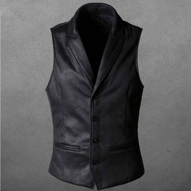 Peak Lapel Solid Single Breasted Vest