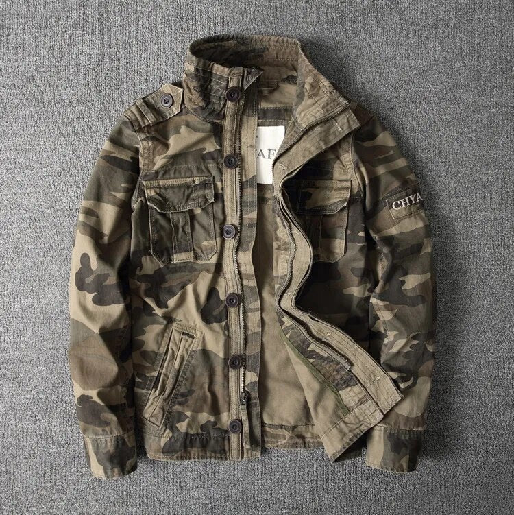 Thick hotsell camo jacket