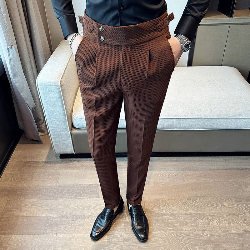 The Awesomeness of High-Waisted Trousers | Streetwear men outfits, Cool  outfits for men, Mens high waisted trousers