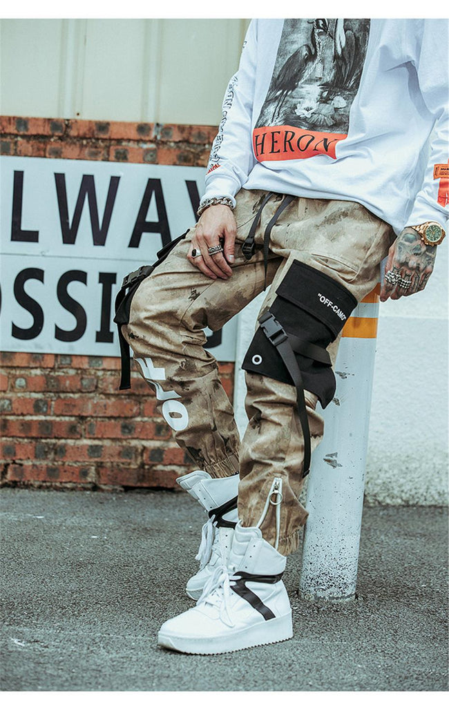 Camouflage Cotton Cargo with Patched Pocket Style Men Streetwear Pant - FanFreakz