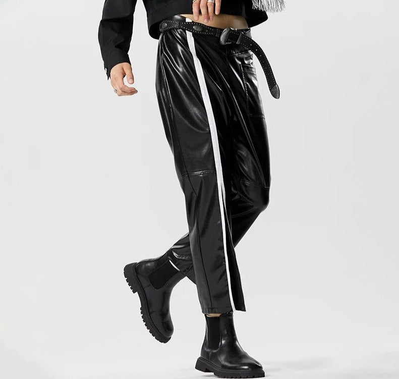 Fashion V-Shaped Waistband Split Pants – FanFreakz