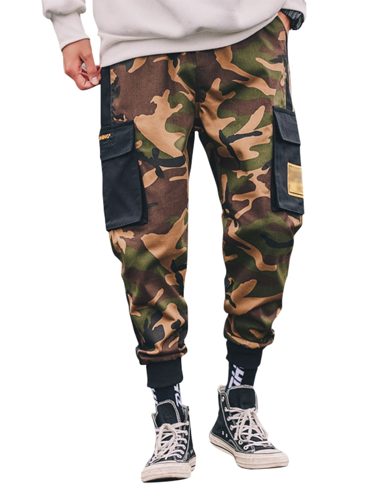 Army Camouflage Jogger Cargo Style Men Pants - FanFreakz