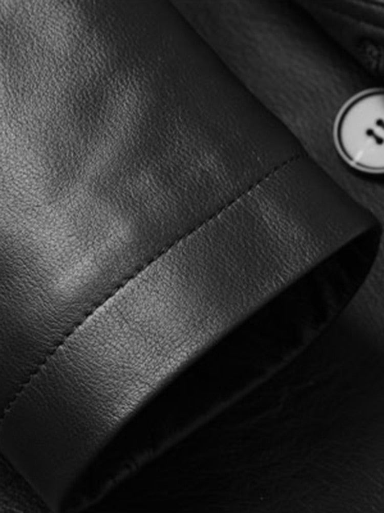 Jackets OMYX Leather Trench Coat White / 5XL