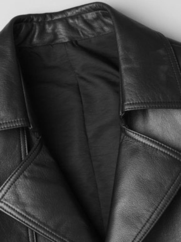 Jackets OMYX Leather Trench Coat White / 4XL