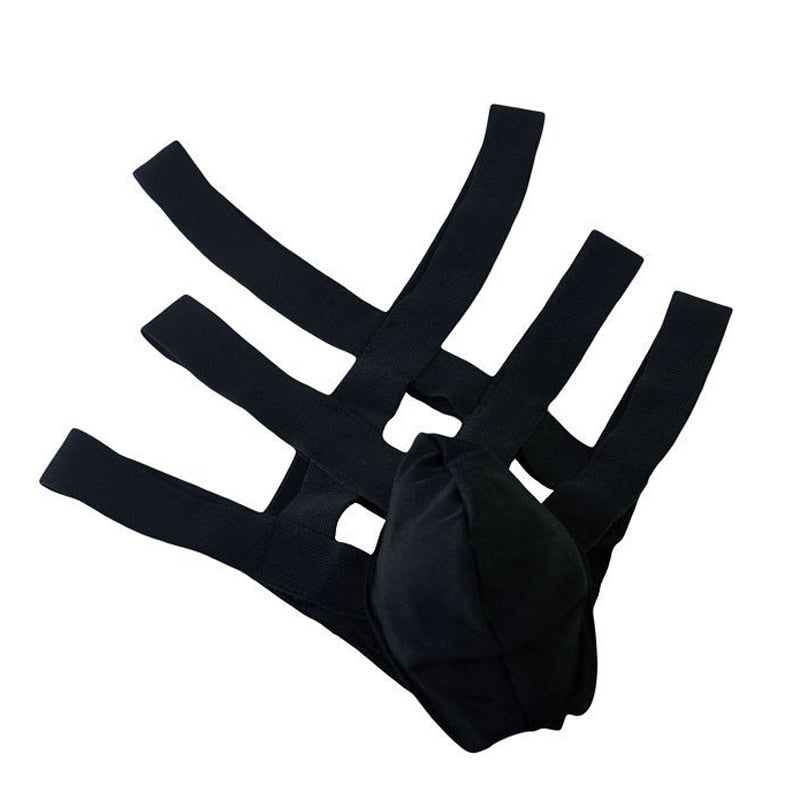 Men Black Bandage Sizzy Panty