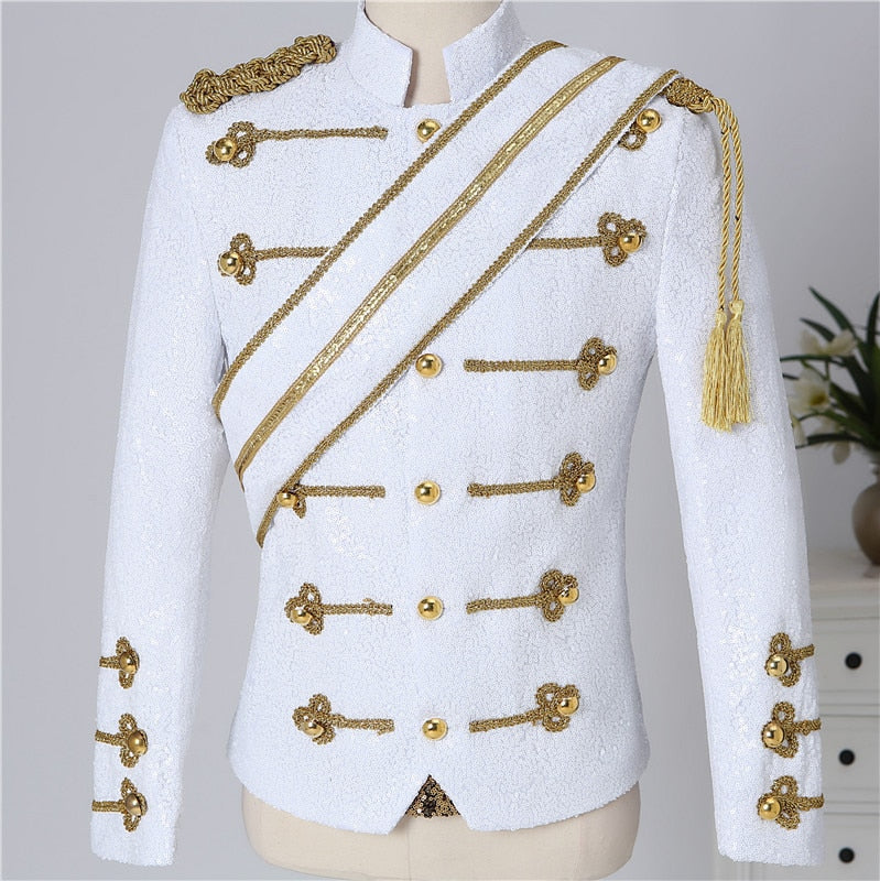 White 2024 military blazer