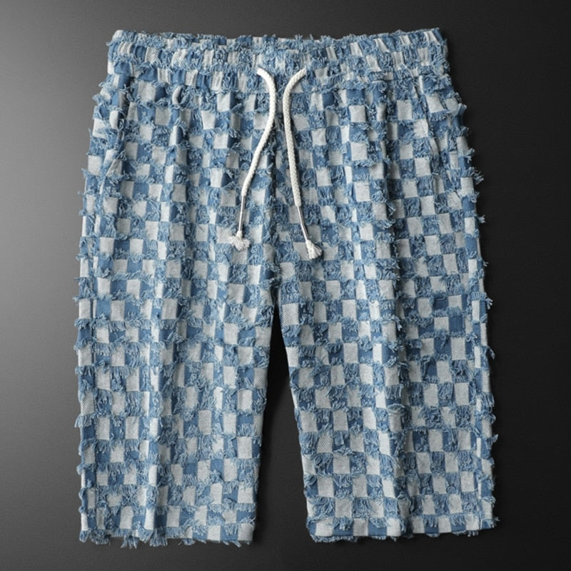 Men Plaid Business Shorts Summer Formal Check Casual Short Pants Slim Fit  Bottoms | Fruugo NO