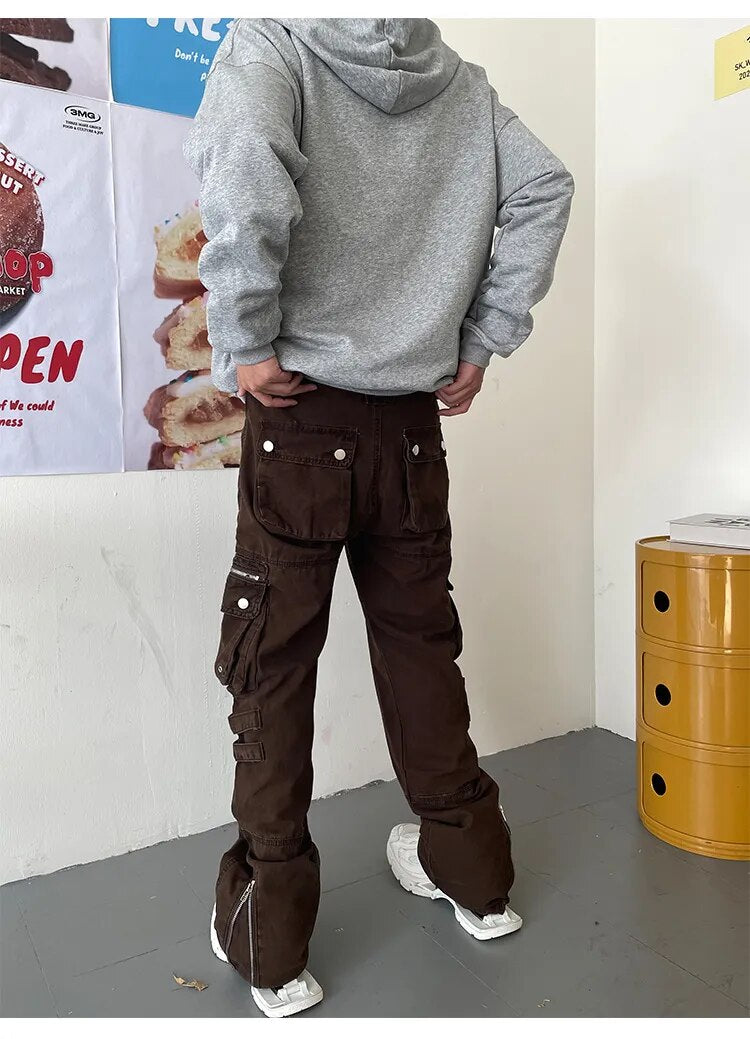 Multi-Pockets Regular Fit Cargo Pants