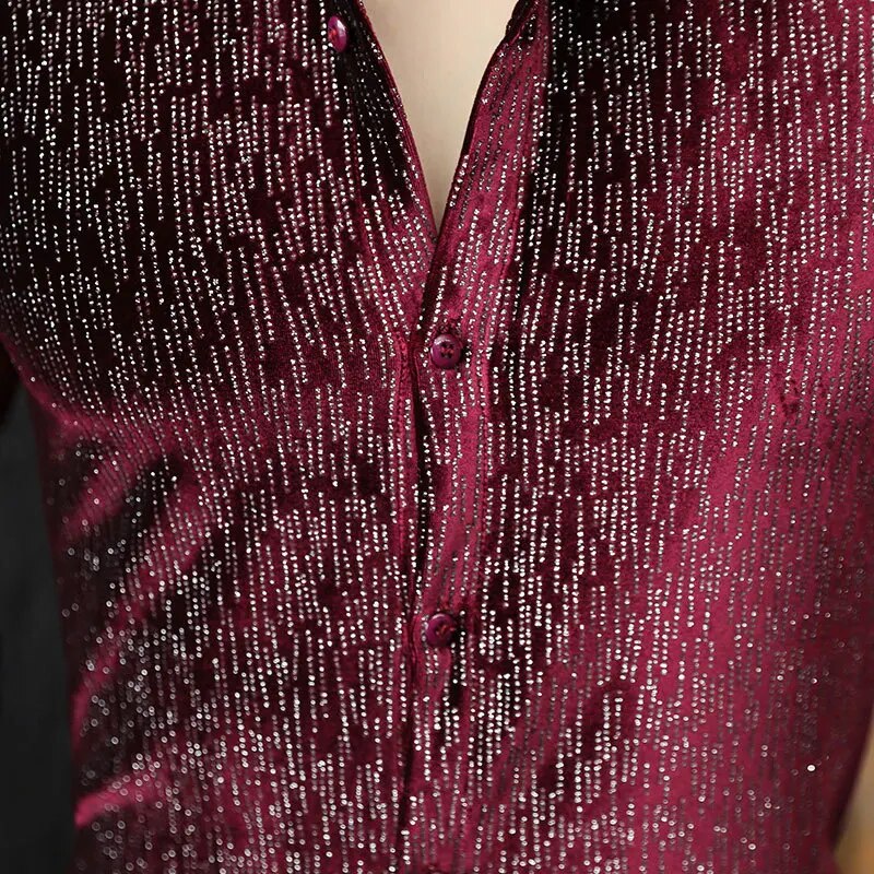 Fancy Shiny Long Sleeve Shirt – FanFreakz