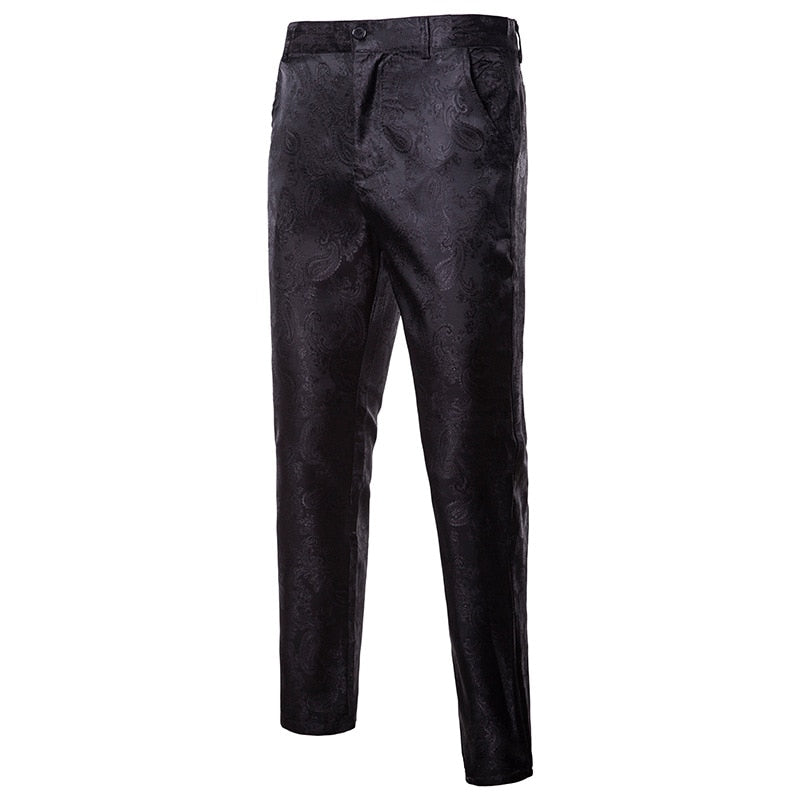 2022 New Classic Velvet Black Men's Suit Pants Plus Size Casual Men's  Trousers | eBay
