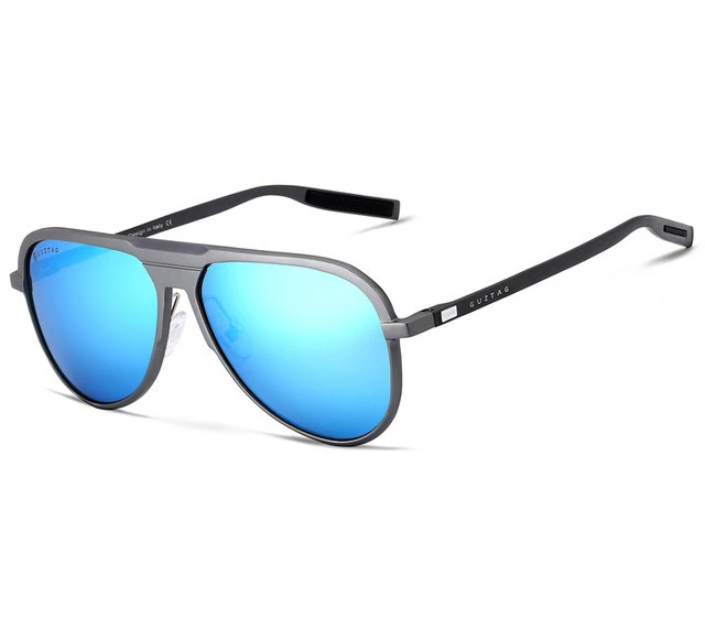 Unisex Classic Aviator Style Aluminum Mirror Sunglasses HD Polarized UV400 - FanFreakz